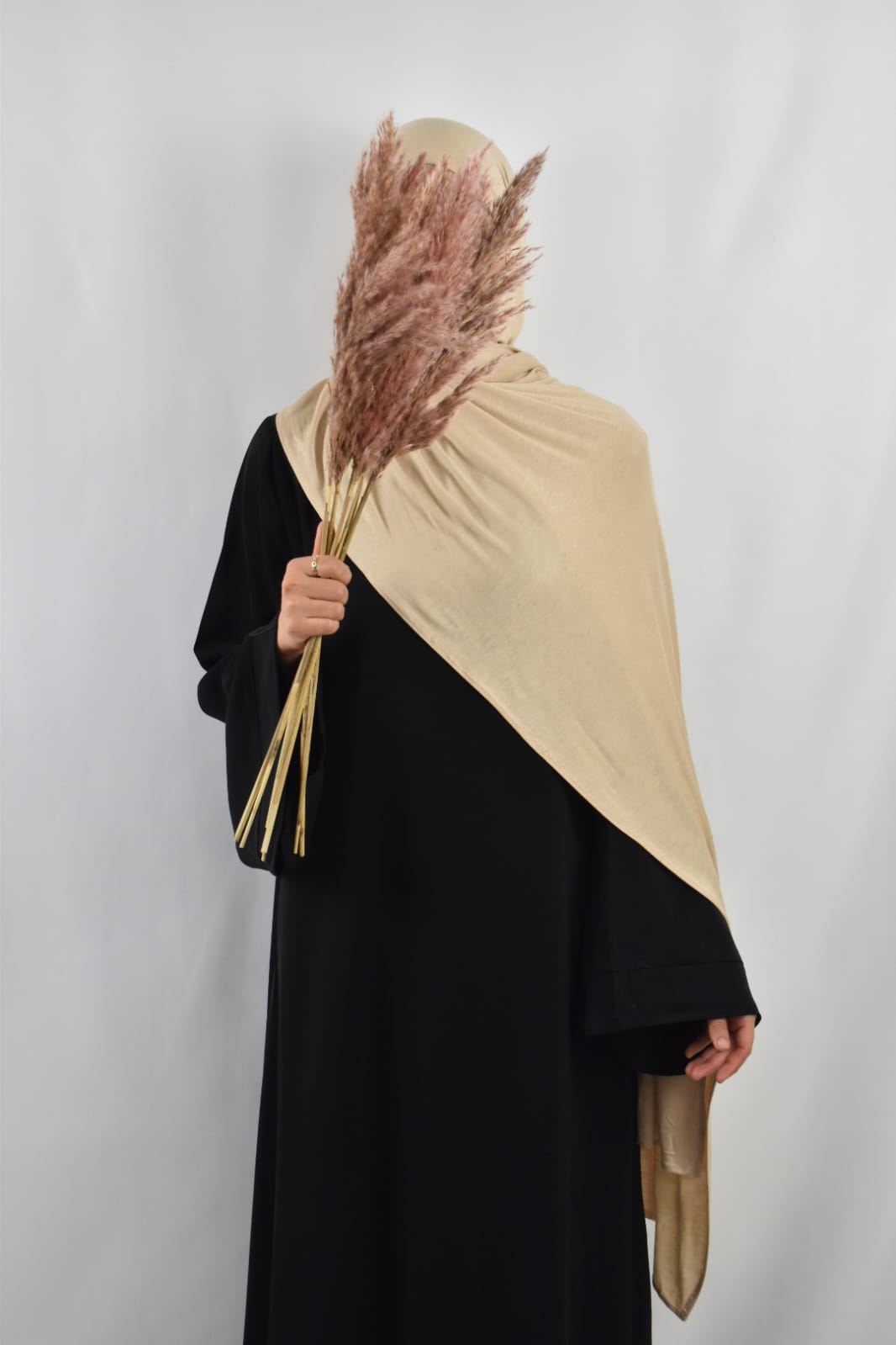 Hijab Jersey Coton Beige