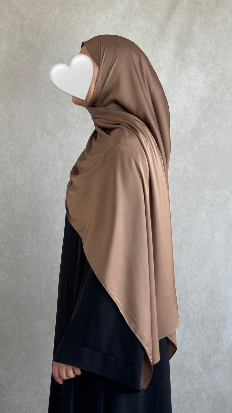 Hijab Satin Armani Canelle