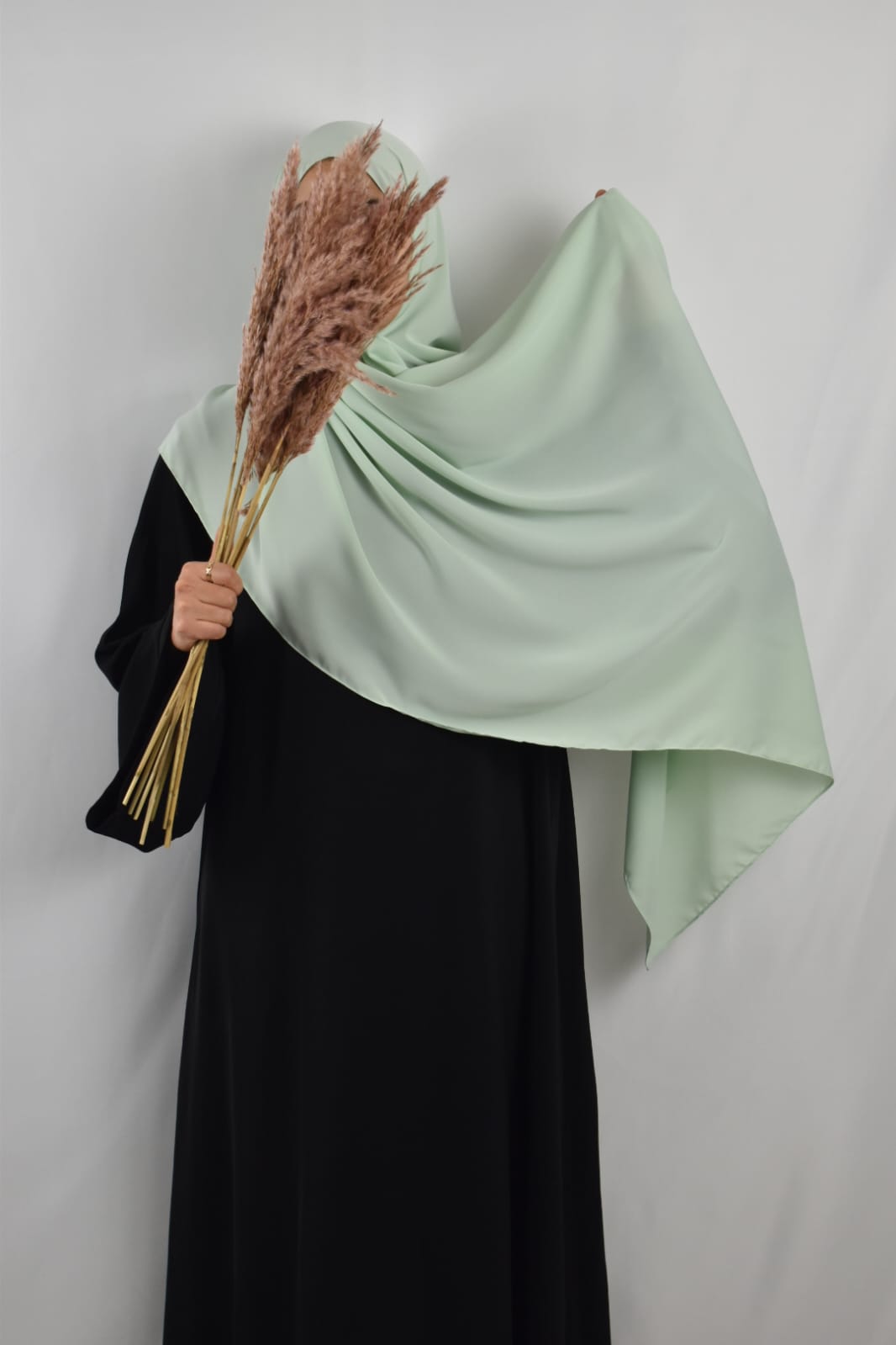 Hijab Soie de Médine Vert d'eau