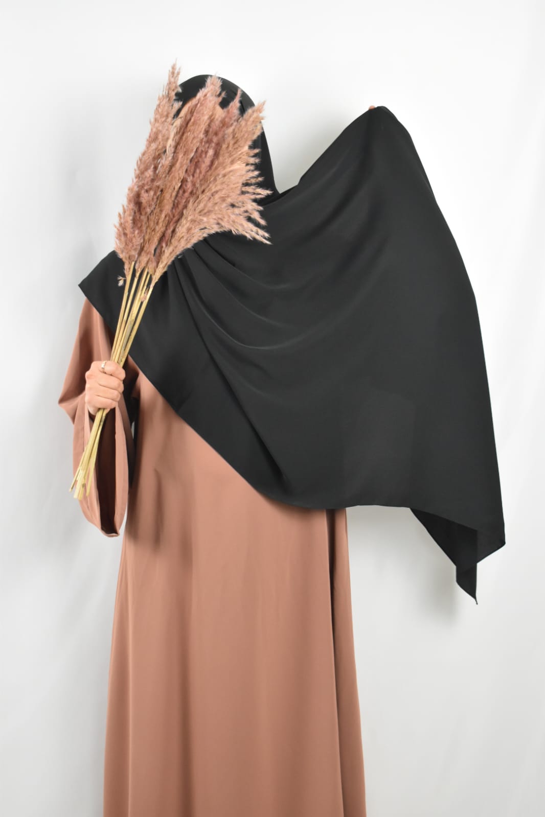 Hijab Soie de Médine Noir