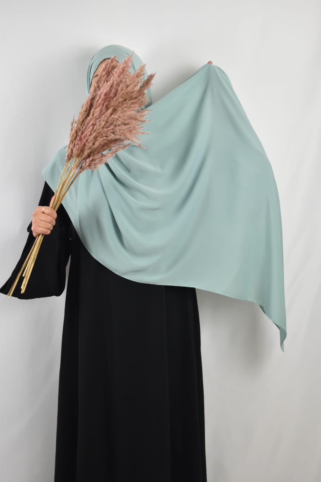 Hijab Soie de Médine Vert Opaline