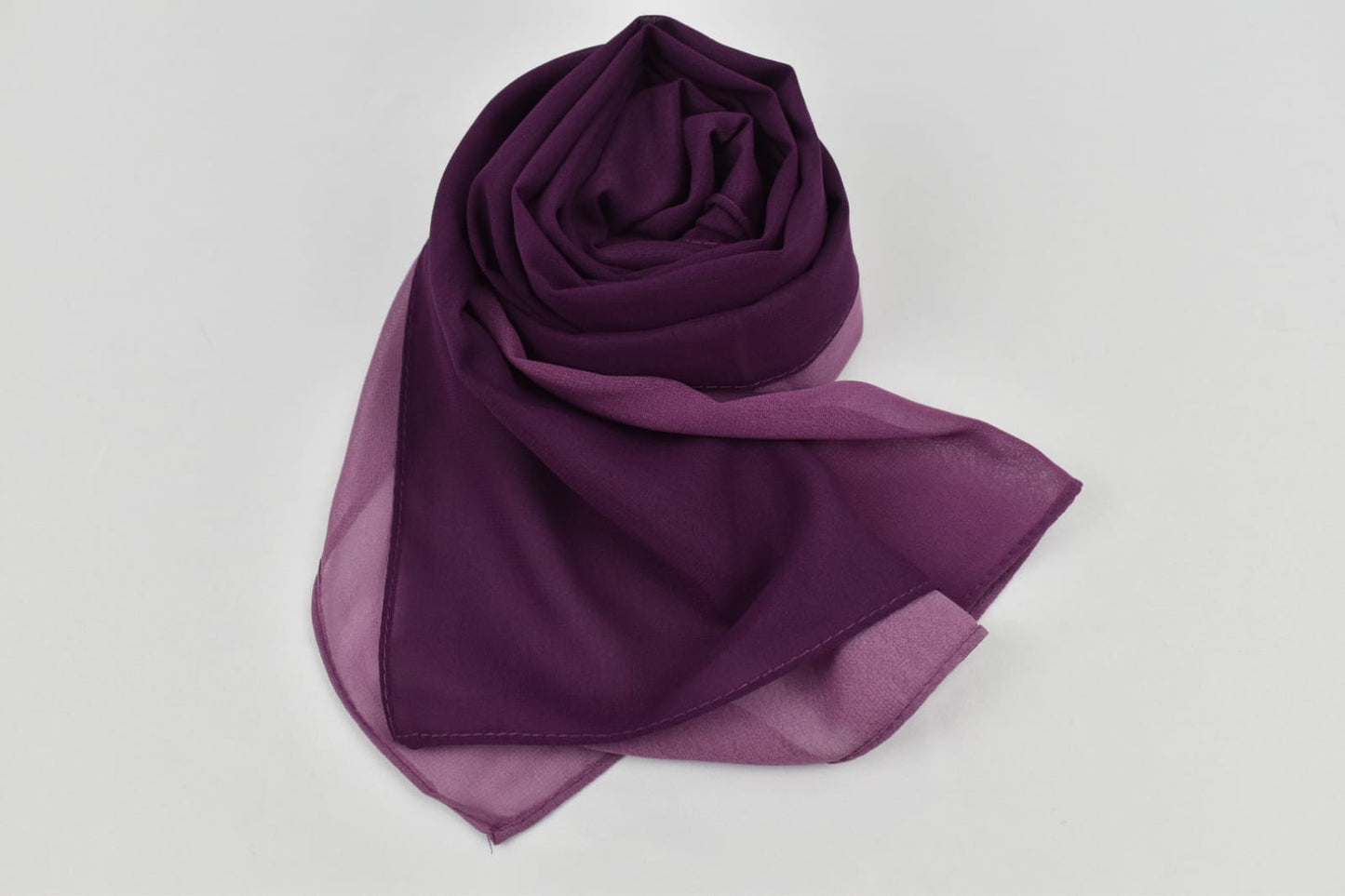Hijab Mousseline Dégradé Violet