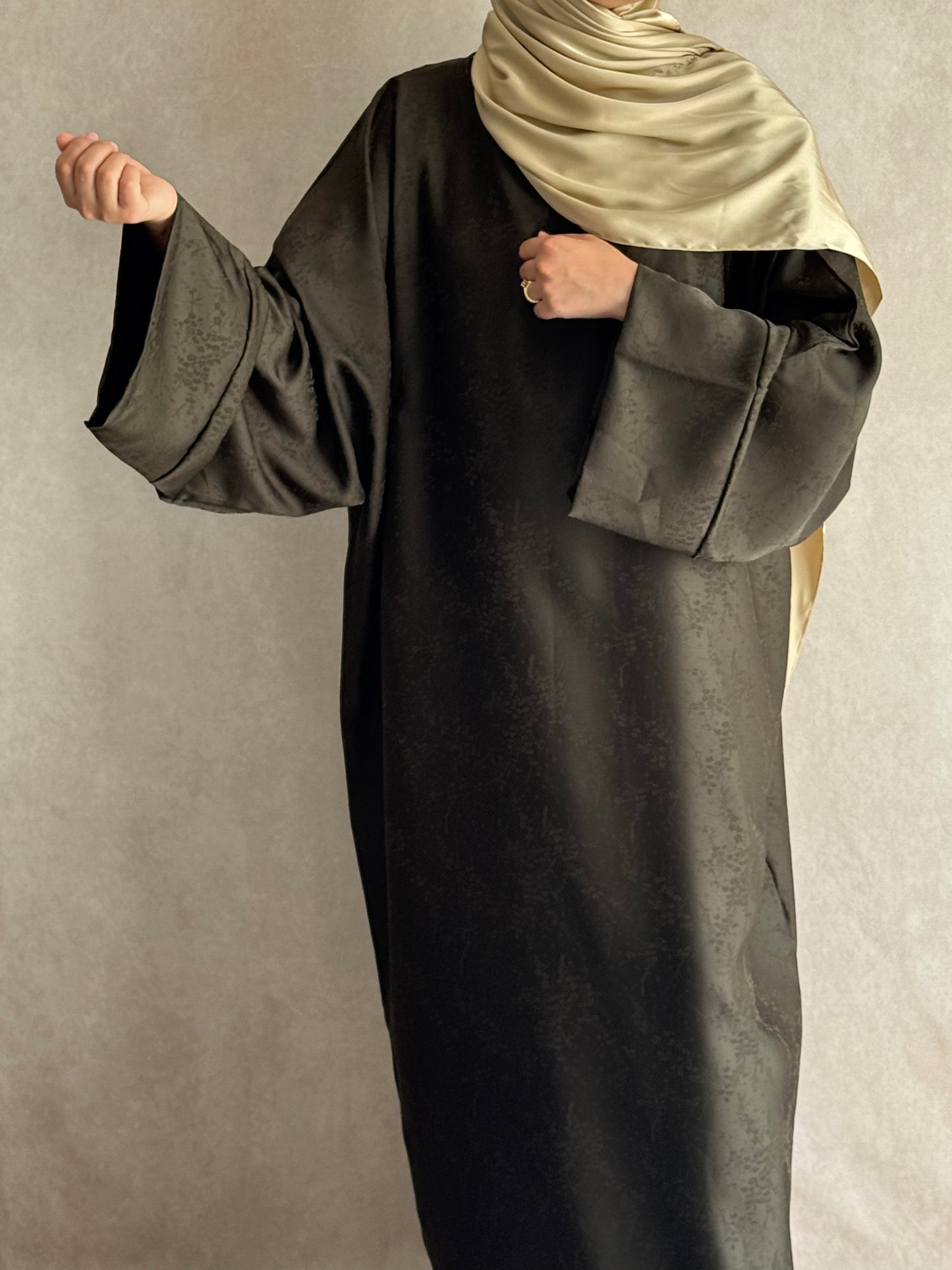Abaya Mariam Vert Kaki