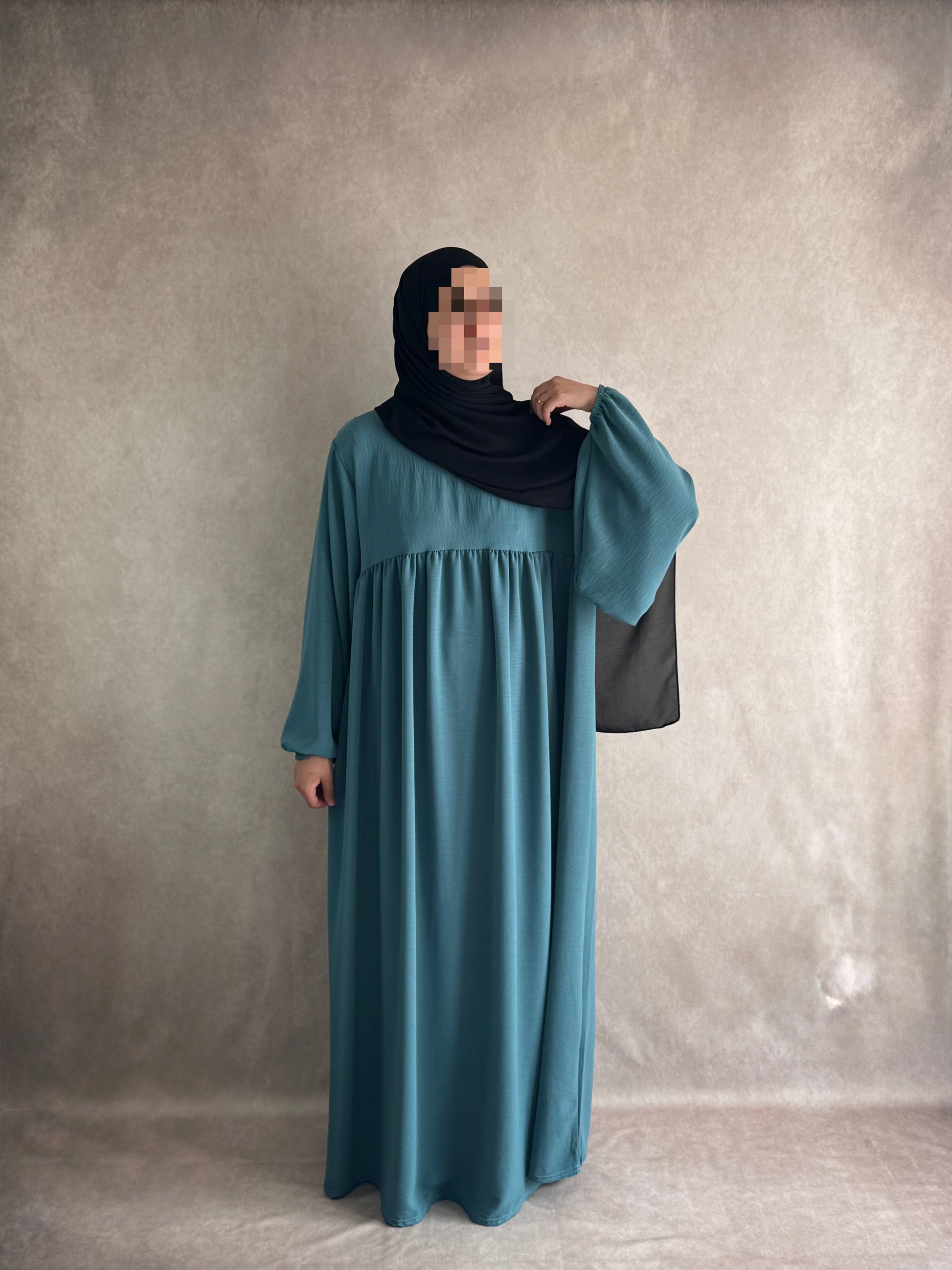 Abaya Jazz Bleu Céleste