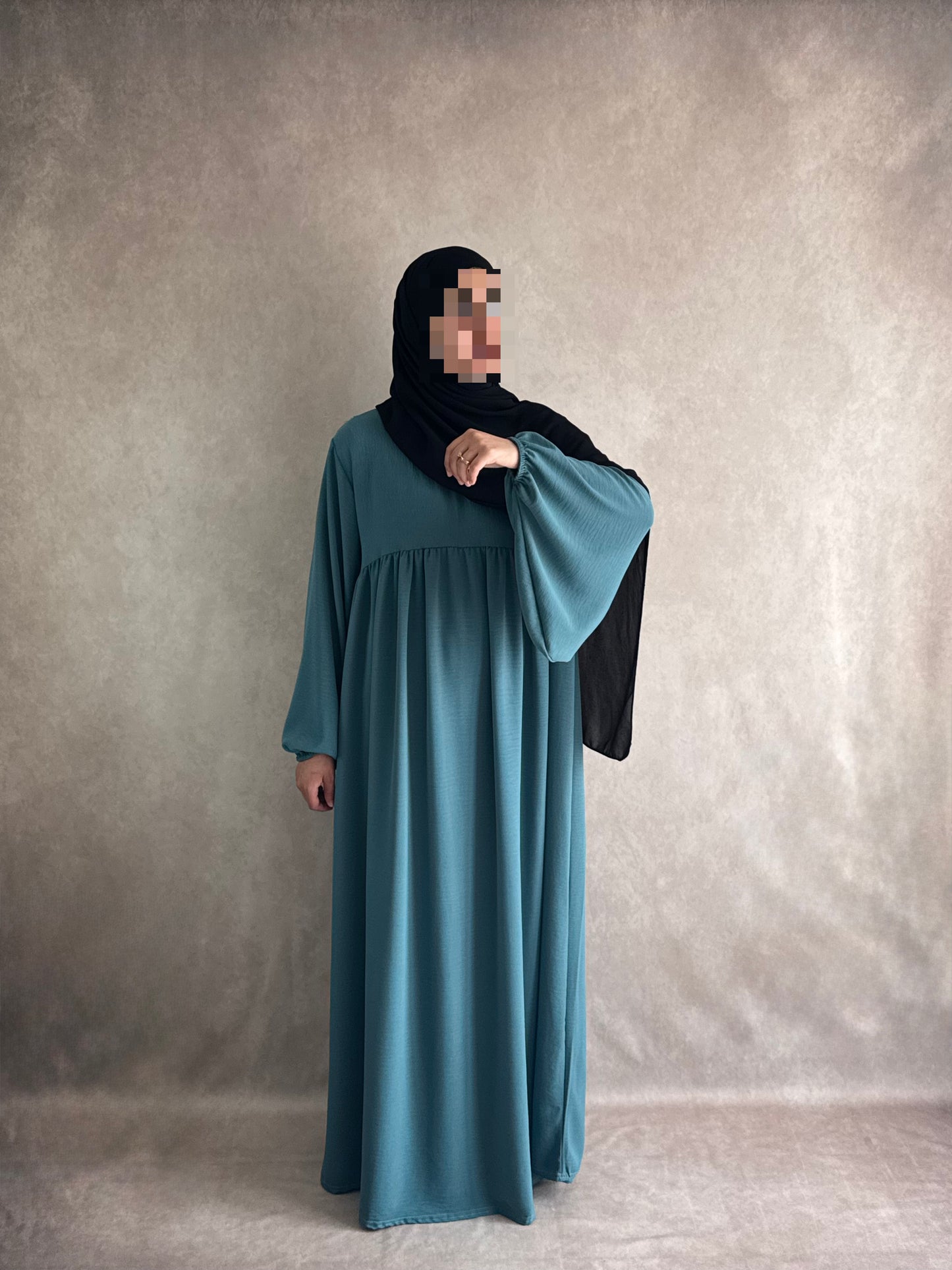 Abaya Jazz Bleu Céleste
