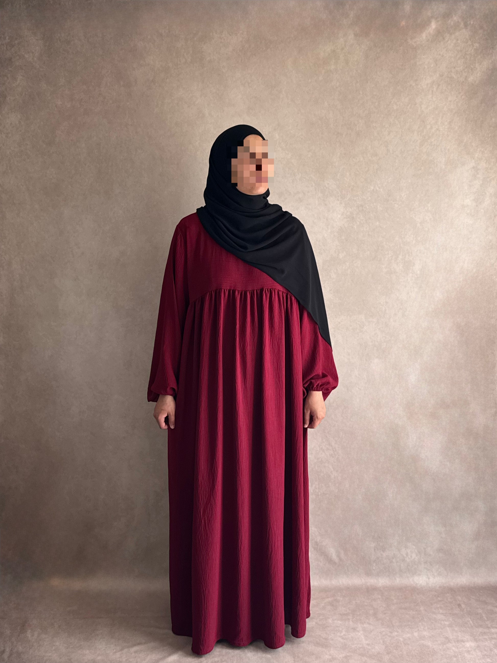 Abaya Jazz Rouge