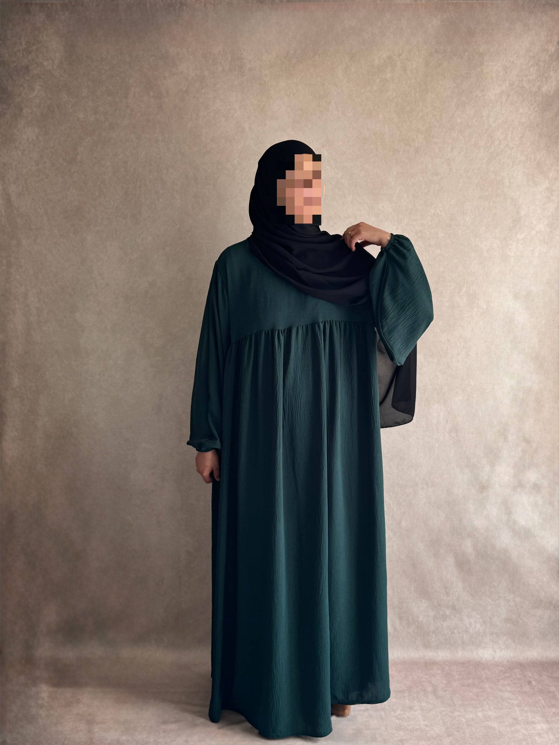 Abaya Jazz Vert Impérial