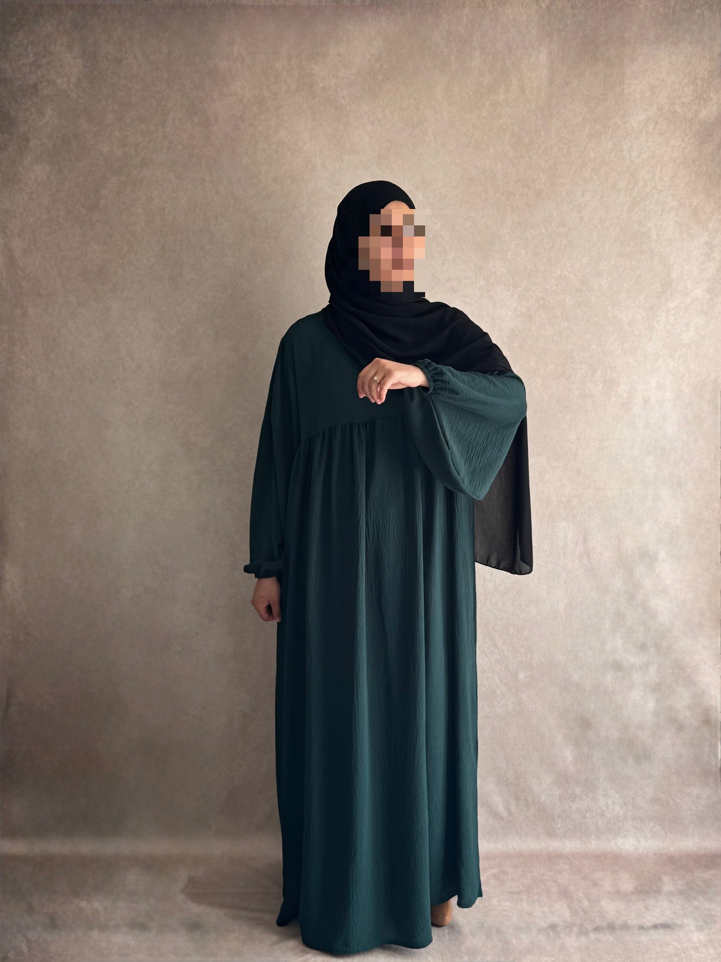 Abaya Jazz Vert Impérial