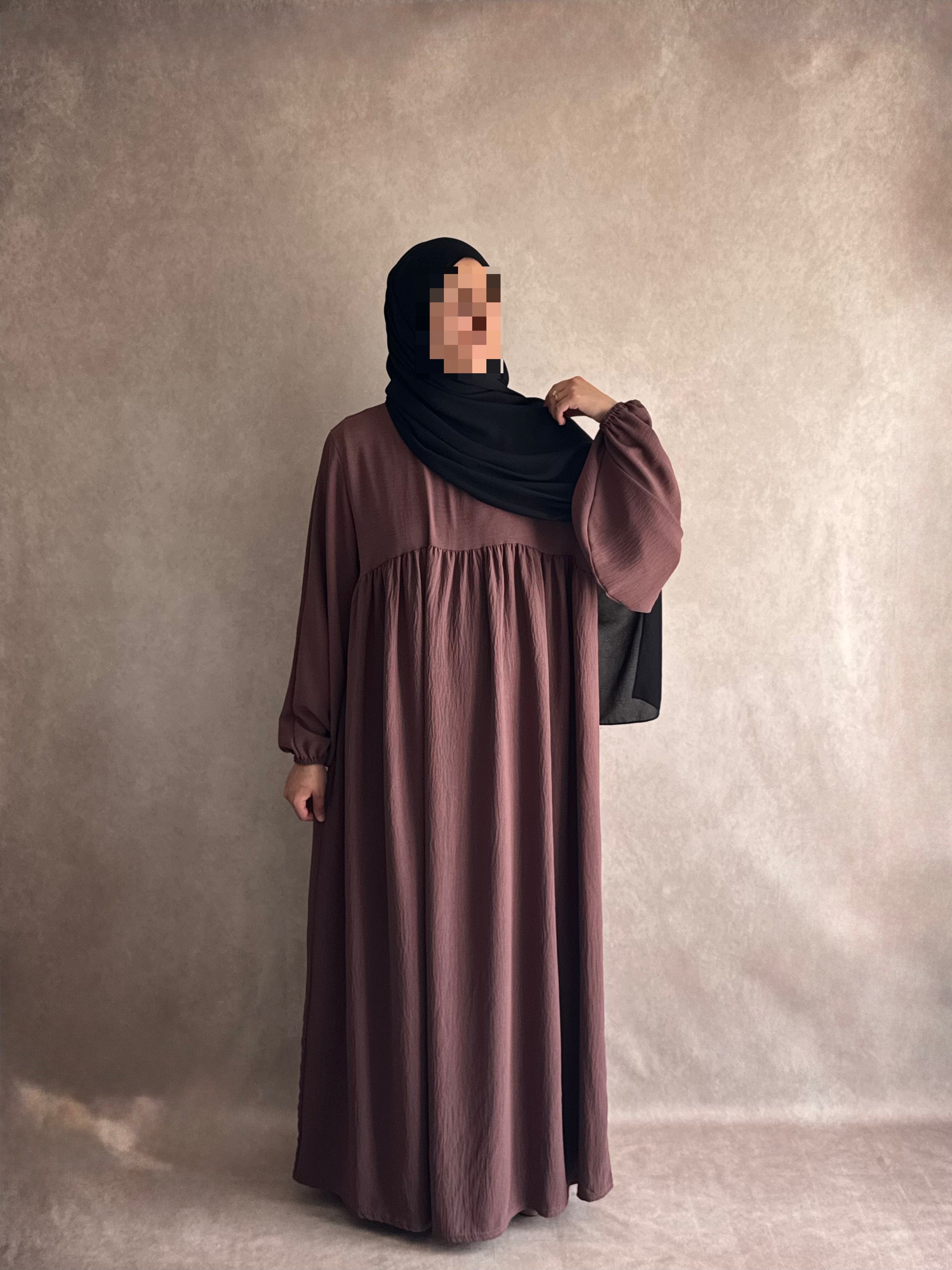 Abaya Jazz Violet Pastel
