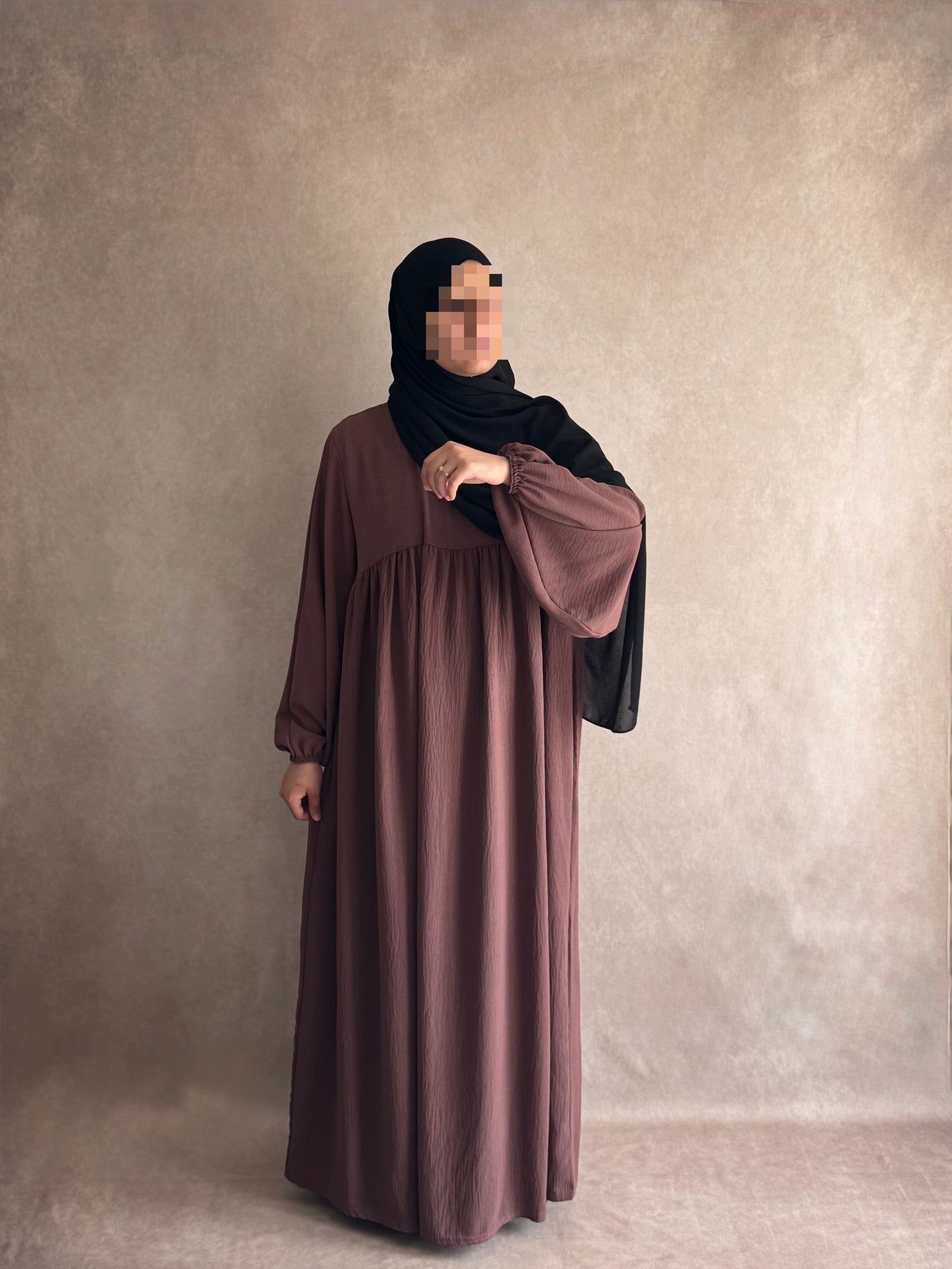 Abaya Jazz Violet Pastel