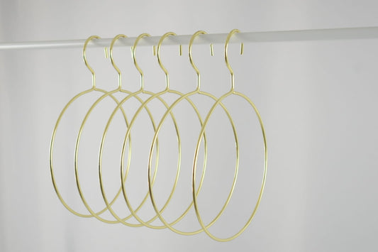 Cintre Hijab rond Or x6