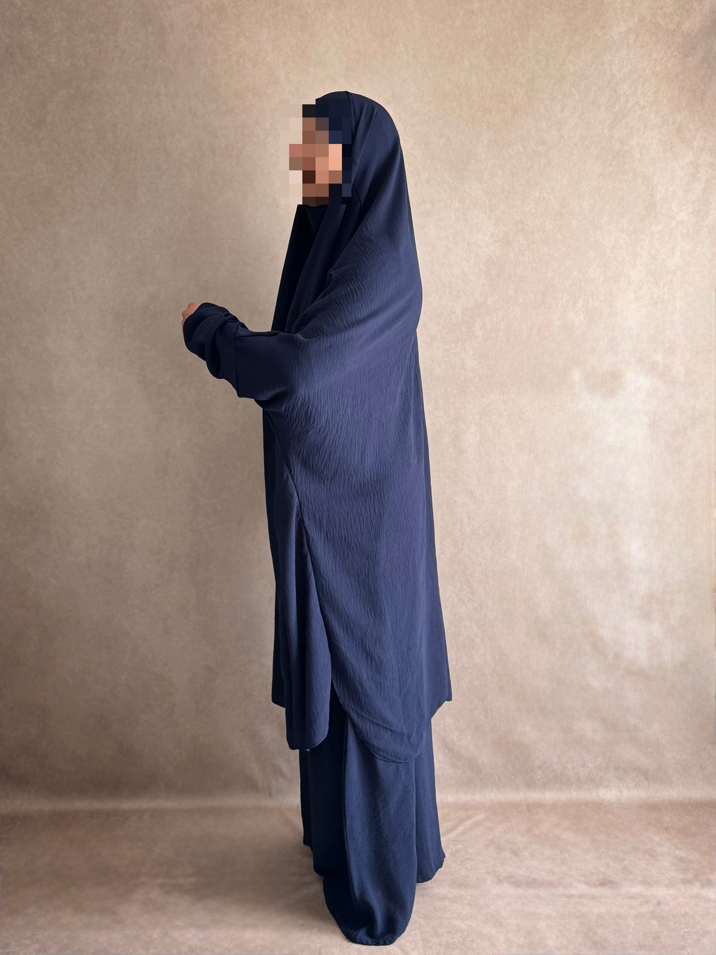 Jilbab Jazz Bleu Nuit