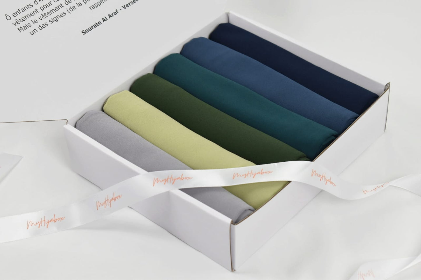 Box Hijabs Mousseline x6 Seychelles