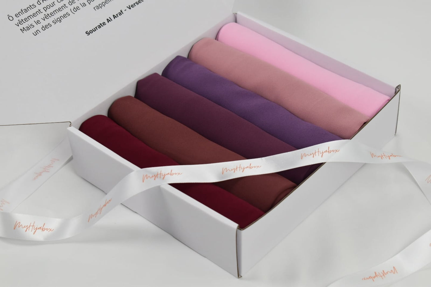 Box Hijabs Mousseline x6 Flowers