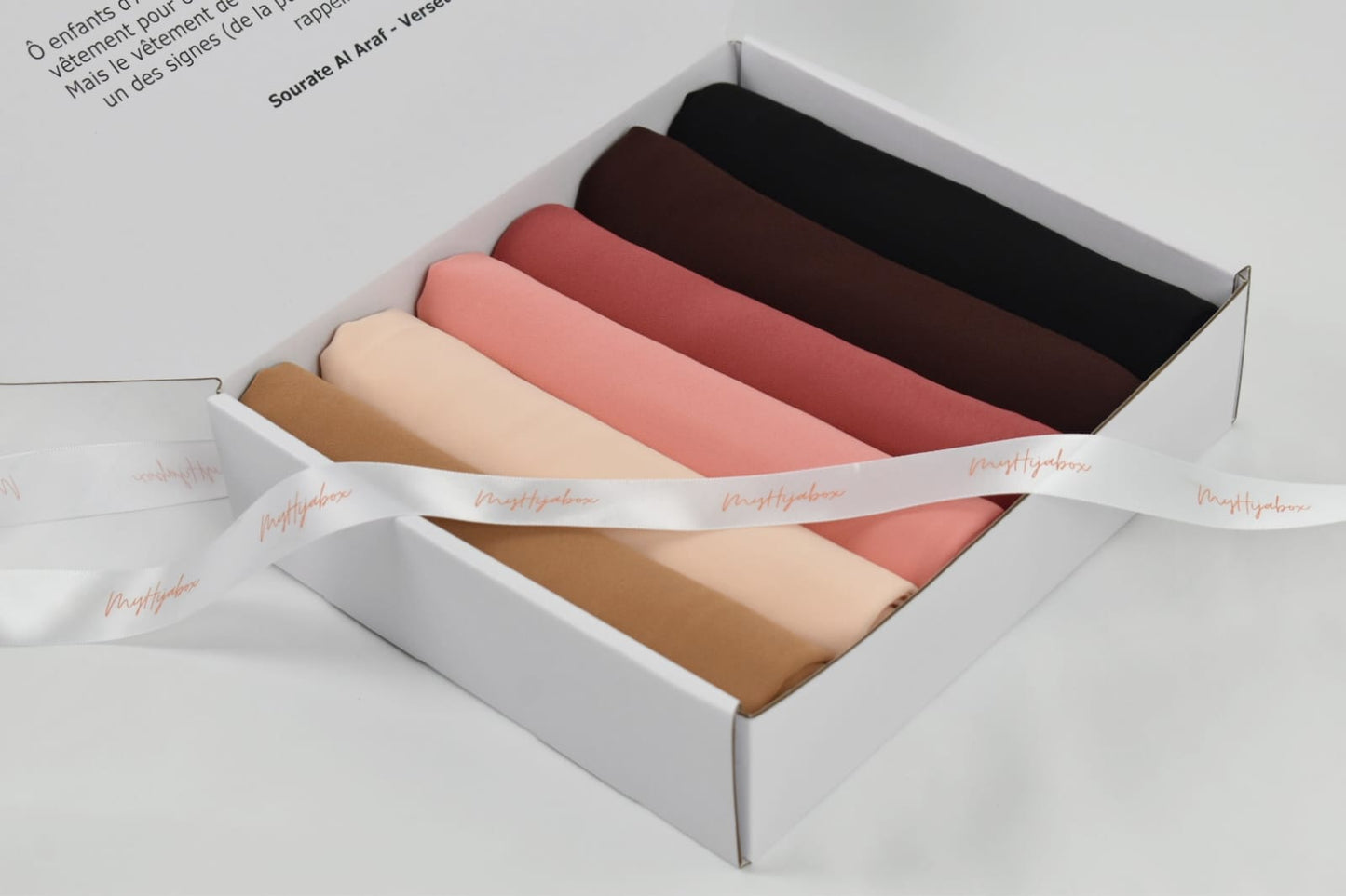 Box Hijabs Mousseline x6 Elegance