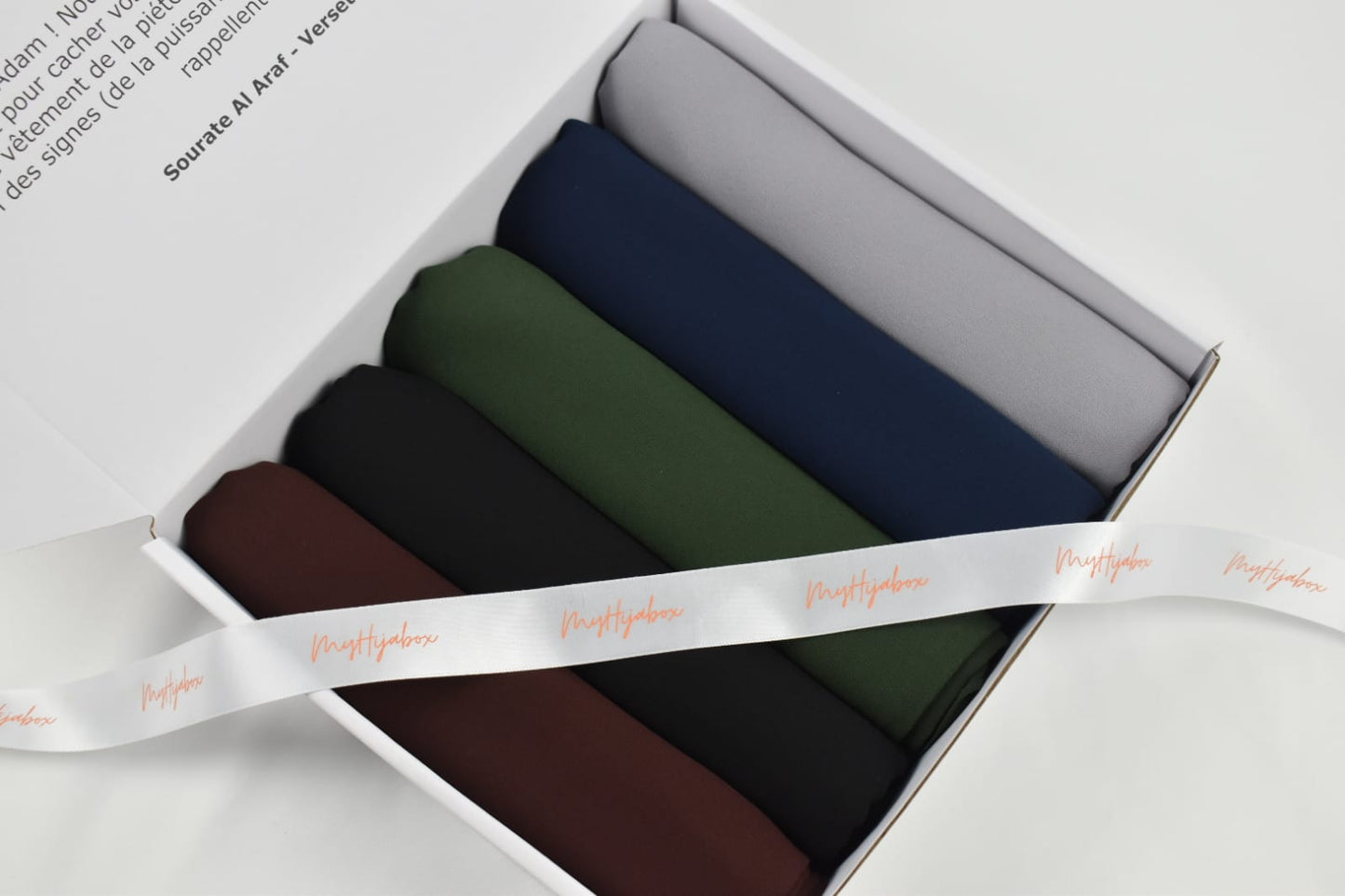 Box Hijabs Mousseline - Dark x5 - Box Mousseline
