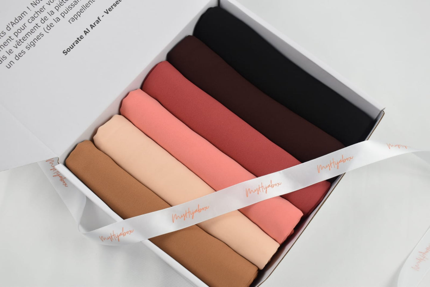 Box Hijabs Mousseline - Elegance x6 - Box Mousseline