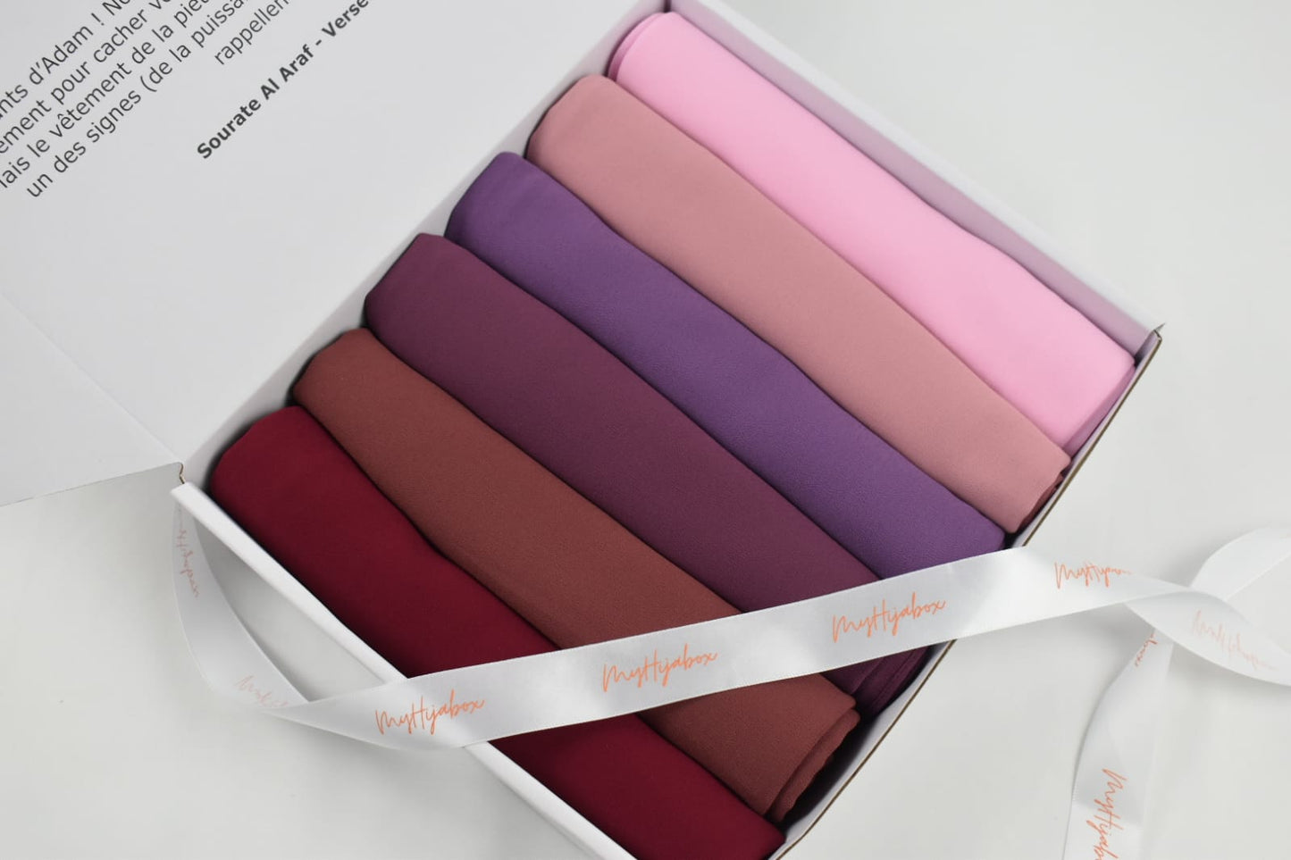 Box Hijabs Mousseline - Flowers x6 - Box Mousseline