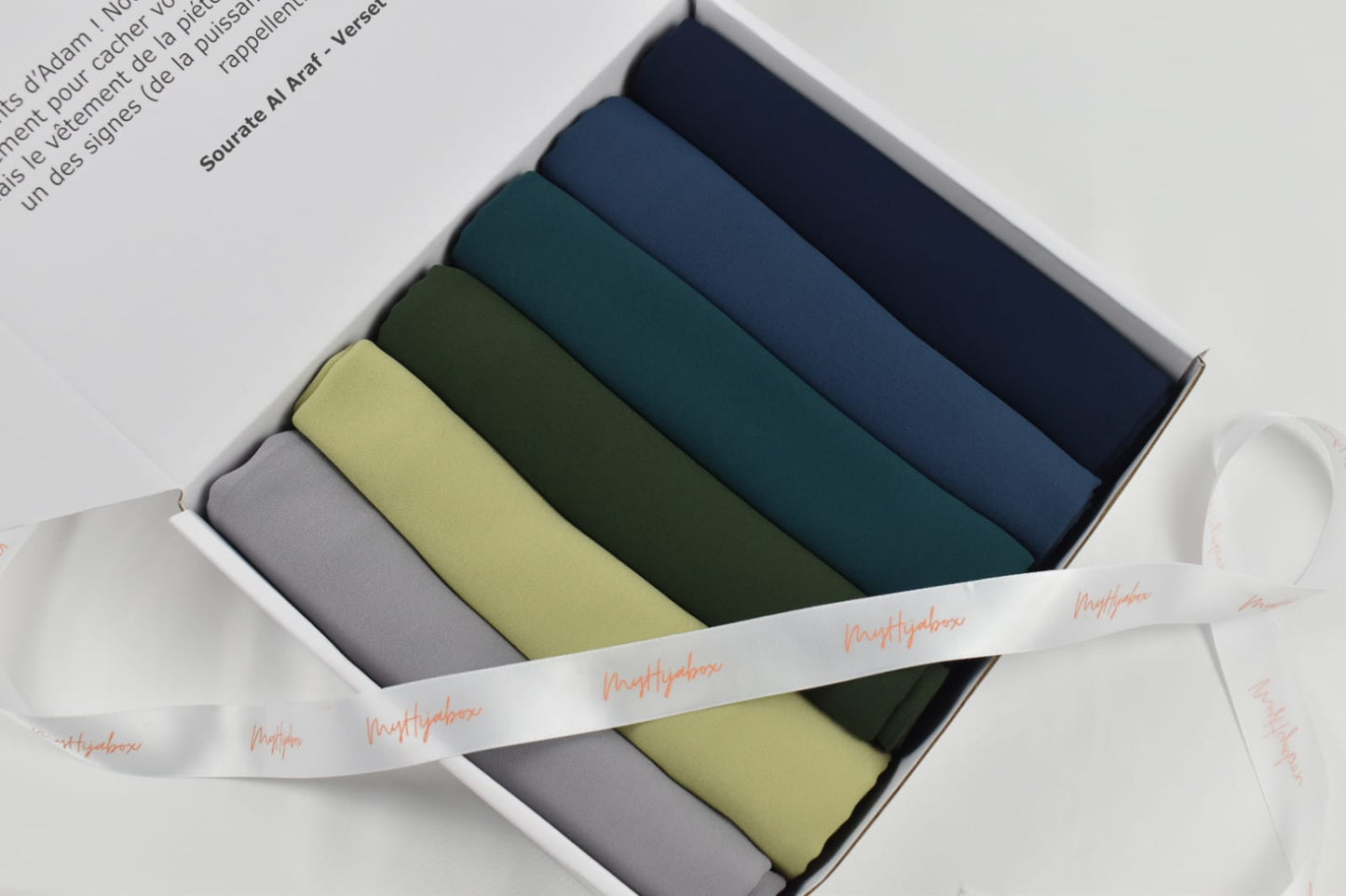 Box Hijabs Mousseline - Seychelles x6 - Box Mousseline