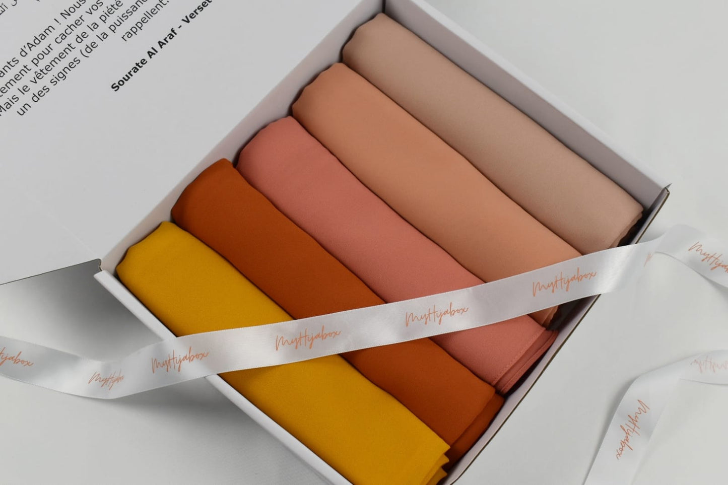 Box Hijabs Mousseline - Sunset x5 - Box Mousseline