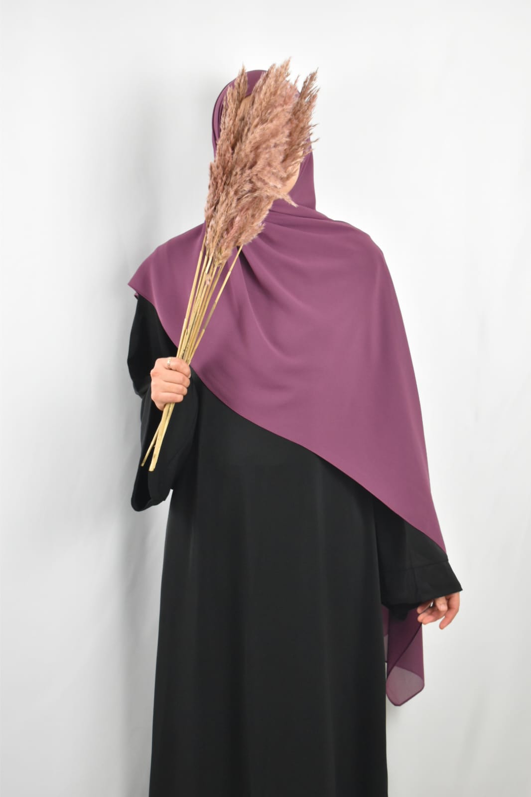 Hijab Mousseline Violet Byzantium