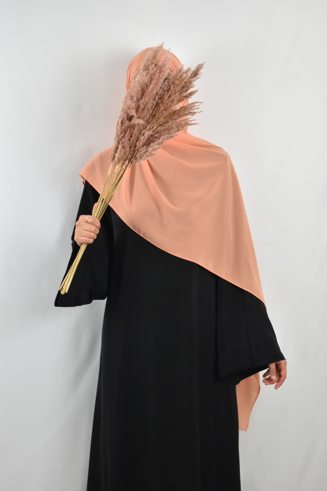 Hijab Mousseline Abricot