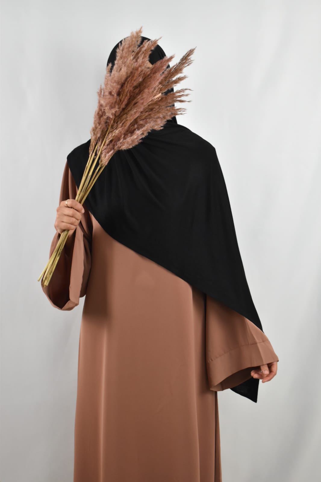 Hijab Jersey Coton Noir