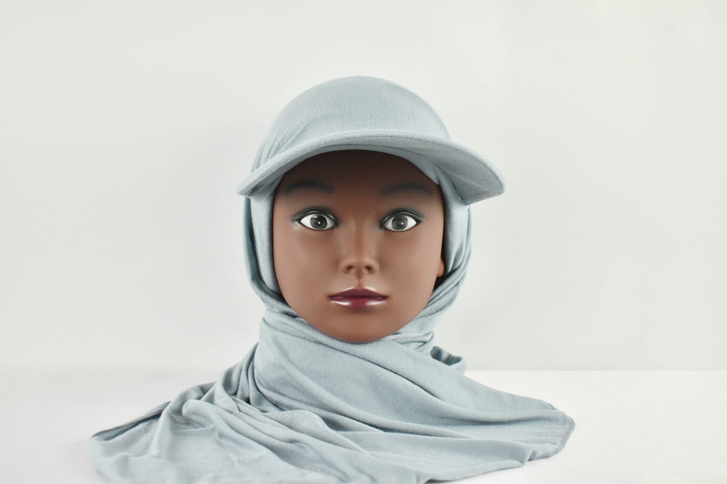 Hijab Casquette Jersey Gris
