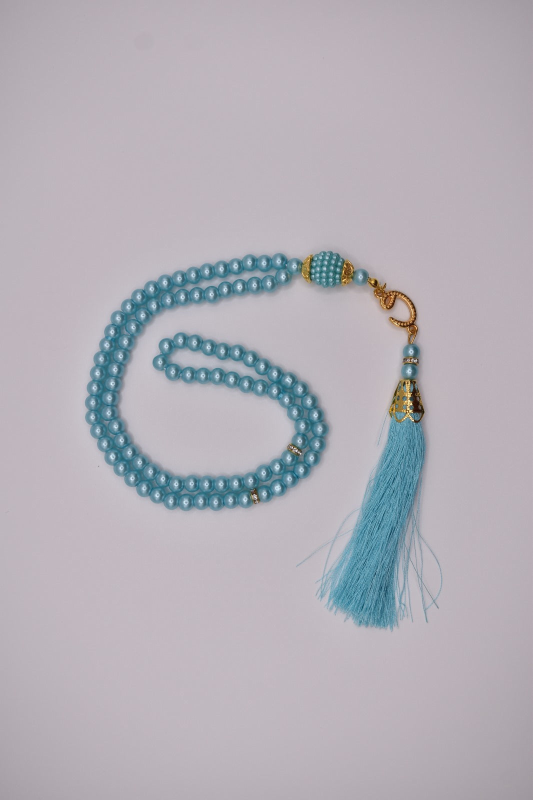Sebha - Chapelet islamique bleu doux