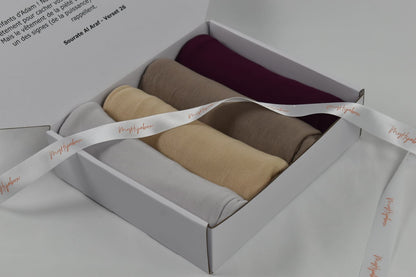 Box Hijabs Jersey Coton x4 Signature