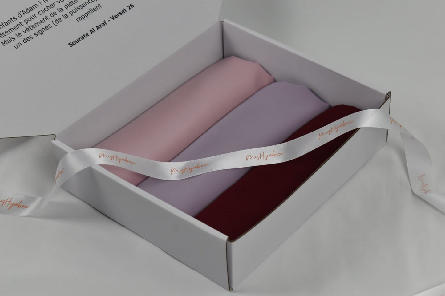 Box Hijabs Soie de Médine x3 Lilas