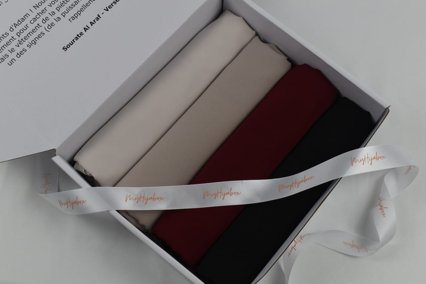Box Hijabs Soie de Médine x4 Essentielle