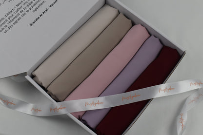 Box Hijabs Soie de Médine x5 Summer
