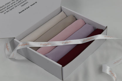 Box Hijabs Soie de Médine x5 Summer