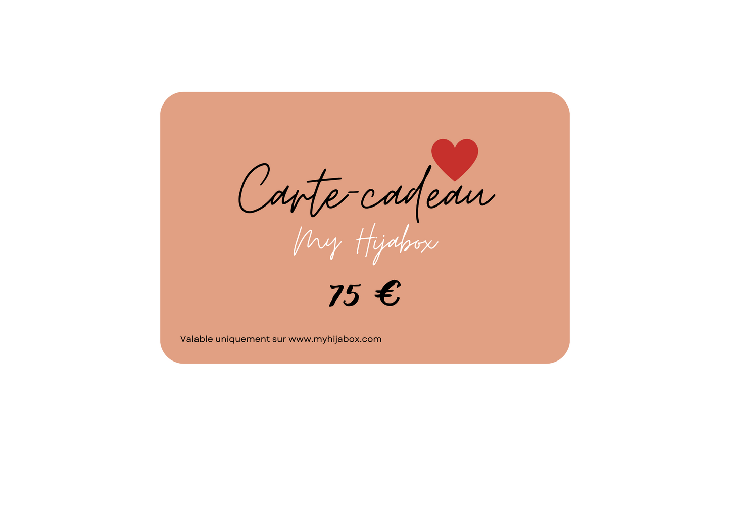 Carte-Cadeau MyHijabox 75€