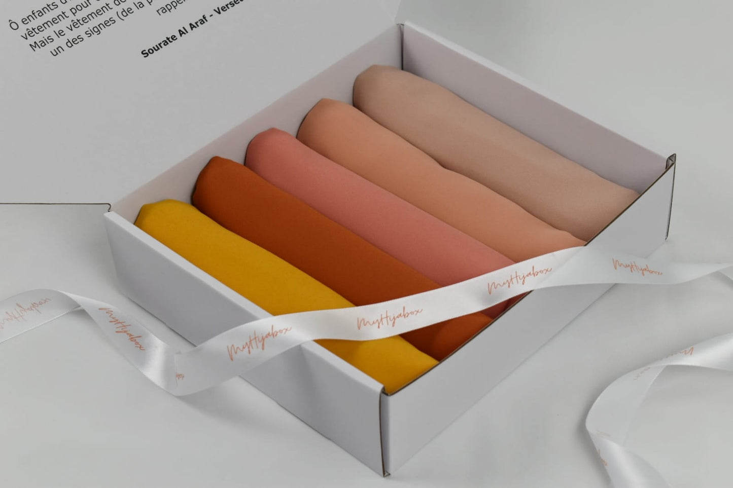 Box Hijabs Mousseline x5 Sunset