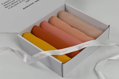 Box Hijabs Mousseline x5 Sunset