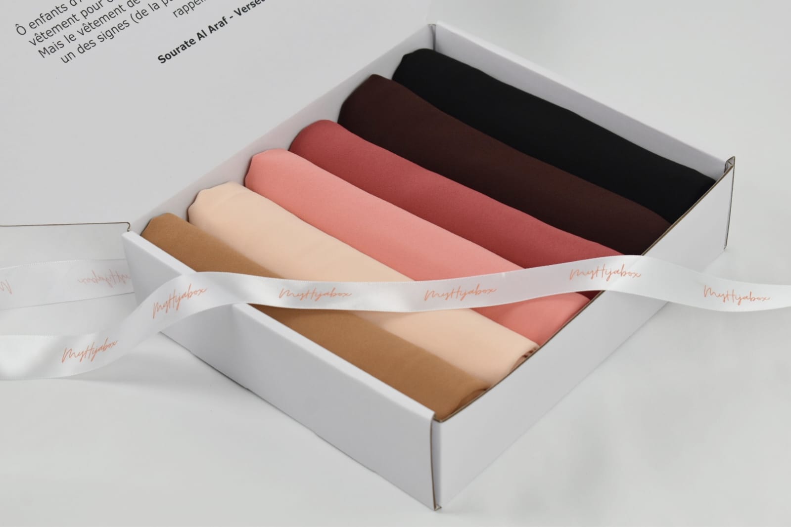 Box Hijabs Mousseline x6 Elegance